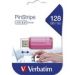 Obrázok pre výrobcu Verbatim USB flash disk, USB 2.0, 128GB, Store,N,Go PinStripe, ružový, 49460, pre archiváciu dát