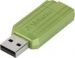 Obrázok pre výrobcu Verbatim USB flash disk, USB 2.0, 64GB, Store,N,Go PinStripe, zelený, pre archiváciu dát