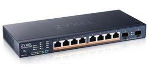 Obrázok pre výrobcu Zyxel XMG1915-10EP, 8-port 2.5GbE, 2 SFP+, 8 x PoE++ 130W Smart Switch, hybird mode, standalone or NebulaFlex Cloud