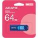 Obrázok pre výrobcu ADATA Flash Disk 64GB UC300, USB-C 3.2, modrá