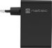 Obrázok pre výrobcu Univerzální USB nabíječka Natec GaN 100W, 3X USB-C, 1X USB-A, Černá