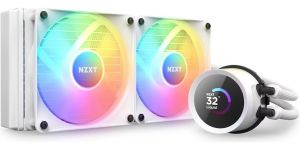 Obrázok pre výrobcu NZXT vodní chladič Kraken 240 RGB / 2x120mm fan / 4-pin PWM / LCD disp. / 6 let / bílý