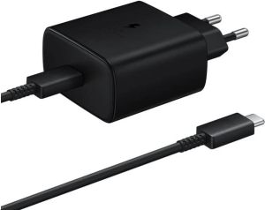 Obrázok pre výrobcu Samsung cestovní nabíječka EP-T4511XBE, Fast Charging 45W, USB-C + datový kabel USB-C, černá