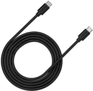 Obrázok pre výrobcu Canyon C-12, 2m kábel USB-C / USB-C, 20V/5A, výkon 100W PD, pre notebooky, E-mark čip, čierny