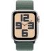 Obrázok pre výrobcu Apple Watch SE GPS 44mm Starlight Aluminium Case with Lake Green Sport Loop