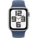 Obrázok pre výrobcu Apple Watch SE GPS 44mm Silver Aluminium Case with Denim Sport Band - S/M