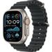 Obrázok pre výrobcu Apple Watch 49mm Black Ocean Band Extension - Natural Titanium Finish