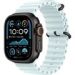 Obrázok pre výrobcu Apple Watch 49mm Ice Blue Ocean Band Extension - Black Titanium Finish