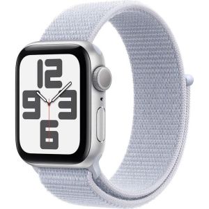 Obrázok pre výrobcu Apple Watch SE GPS 44mm Silver Aluminium Case with Blue Cloud Sport Loop