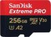 Obrázok pre výrobcu SanDisk micro SDXC 256GB Extreme PRO (200 MB/s Class 10, UHS-I U3 V30) + adaptér