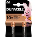 Obrázok pre výrobcu Batéria alkalická, AA (LR6), AA, 1.5V, Duracell, blister, 2-pack, 42301, Basic