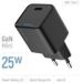 Obrázok pre výrobcu COLORWAY 1x USB-C/ síťová nabíječka/ GaN/ PD/ PPS/ 25W/ Černá