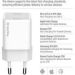 Obrázok pre výrobcu COLORWAY 1x USB-C/ síťová nabíječka/ GaN/ PD/ PPS/ 35W/ Včetně 100cm kabelu/ Bílá