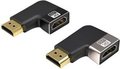 Obrázok pre výrobcu PremiumCord 8K Adaptér spojka HDMI A - HDMI A, F/M, do úhlu 90° - levá