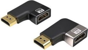 Obrázok pre výrobcu PremiumCord 8K Adaptér spojka HDMI A - HDMI A, F/M, do úhlu 90° - levá