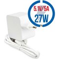 Obrázok pre výrobcu RASPBERRY USB-C adaptér Raspberry Pi 5 27W, biely