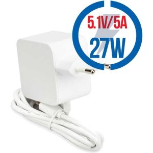 Obrázok pre výrobcu RASPBERRY USB-C adaptér Raspberry Pi 5 27W, biely