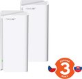Obrázok pre výrobcu Tenda Nova MX21 Pro (2-pack) WiFi6E AXE5700 Mesh Gigabit system, 6x GLAN/GWAN, WPA3, VPN, CZ app