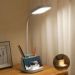 Obrázok pre výrobcu Platinet stolní LED lampa 5W, integrovaná baterie 2400mAh, USB port, bílá