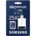 Obrázok pre výrobcu SAMSUNG PRO Ultimate SDXC 256GB + USB Adaptér / CL10 USH-I U3 / V30