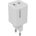 Obrázok pre výrobcu Canyon CU45CC vysokorýchlostná univerzálna nabíjačka do steny 2x USB-C 45W
