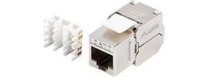 Obrázok pre výrobcu LANBERG KEYSTONE MODUL BEZ NÁSTROJŮ RJ45 CAT7 FTP 180°
